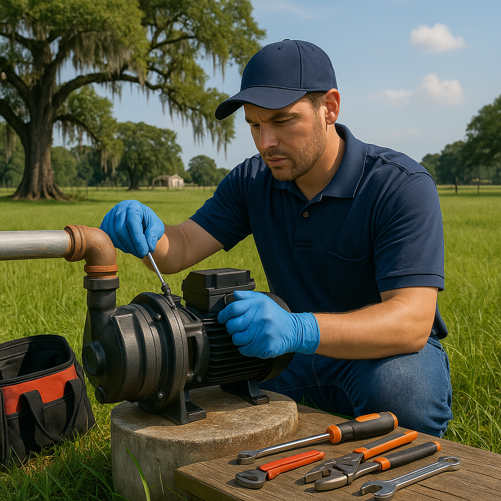 Water well service in Louisiana